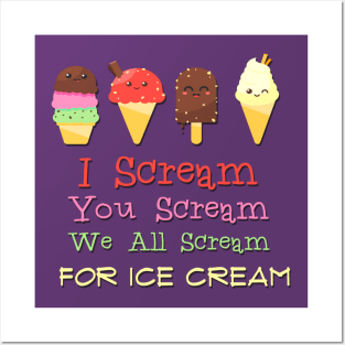 Screaming for Ice Cream Posters and Art